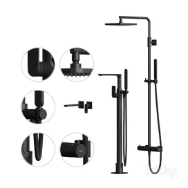 Faucets Shower Hotbath Gal Water Faucet Set